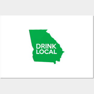 Georgia Drink Local GA Green Posters and Art